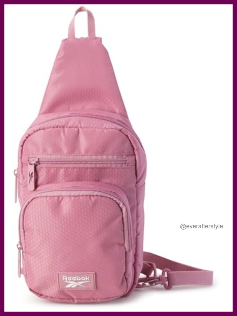 Crossbody Sling Bag Lightweight Synthetic Adjustable Strap Travel